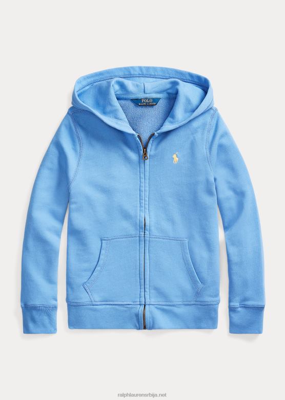 клинци Ralph Lauren спа фротир капуљача са пуним патентним затварачем V2V447545 лучко острво плаво