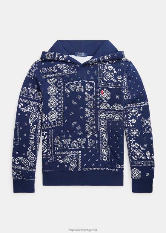 клинци Ralph Lauren дуксерица од флиса са штампом бандана V2V449922 бандана принт