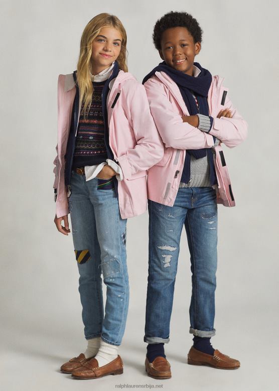 клинци Ralph Lauren п-слој 1 водоодбојна јакна V2V446009 наговештај розе