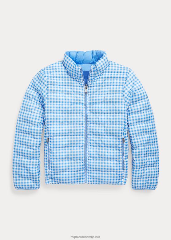 клинци Ralph Lauren п-слој 2 реверзибилна јакна V2V446620 гингем/плава