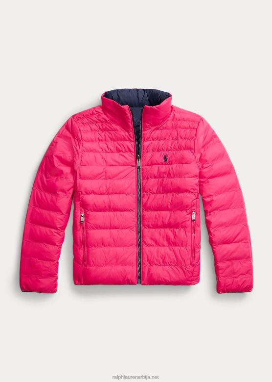 клинци Ralph Lauren п-слој 2 реверзибилна јакна V2V446655 спорт пинк/невпорт морнарска