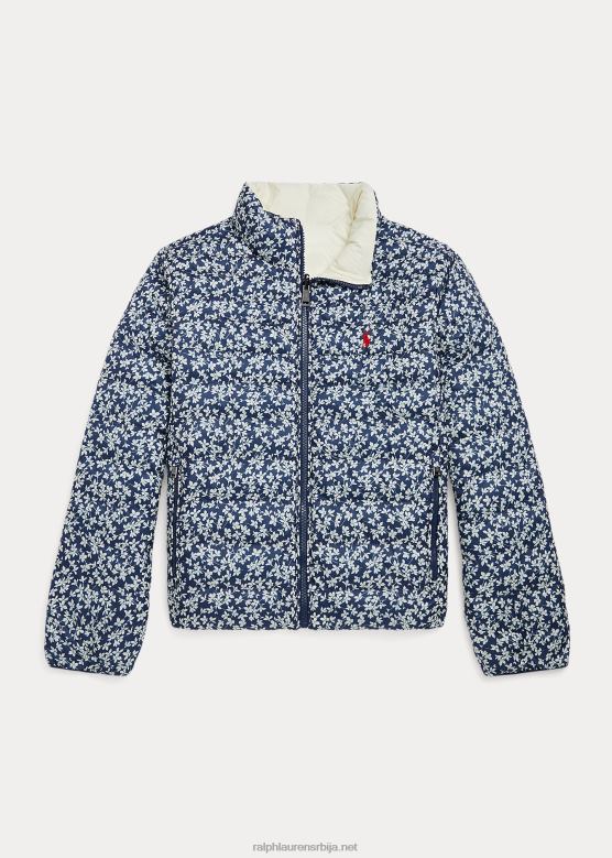 клинци Ralph Lauren п-слој 2 реверзибилна јакна V2V447617 цветно-биљно млеко