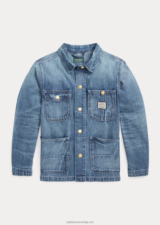 клинци Ralph Lauren памучна тексас јакна V2V446591 ганнон васх