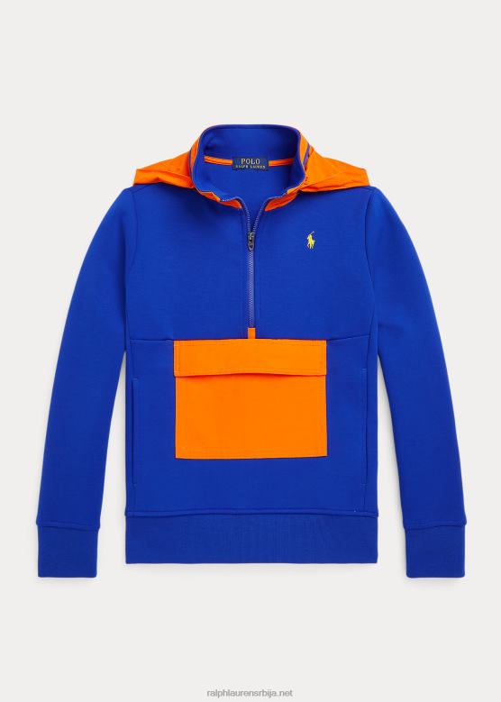 клинци Ralph Lauren водоодбојна двострука плетена јакна V2V446677 сафирна звезда/наранџаста