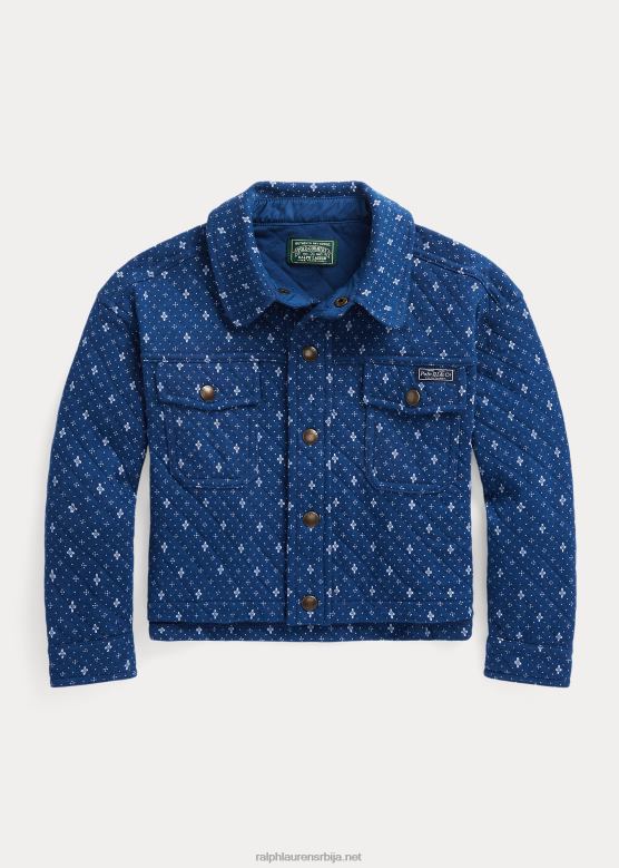 клинци Ralph Lauren јакна од двоплетене кошуље са геометријским принтом V2V446878 цлементине цалицо