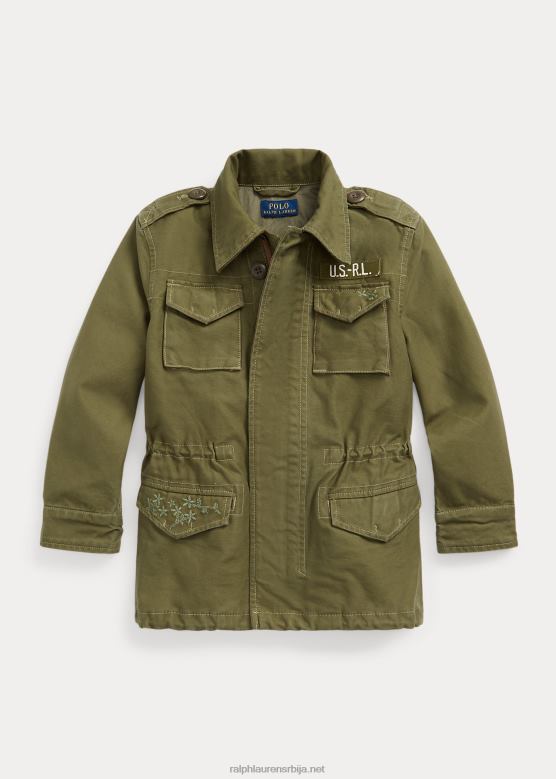 клинци Ralph Lauren сувишна јакна од памучног кепера V2V446893 баштенска стаза