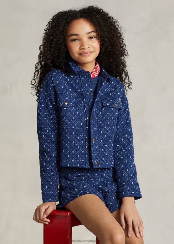 клинци Ralph Lauren јакна од двоплетене кошуље са геометријским принтом V2V446967 цлементине цалицо