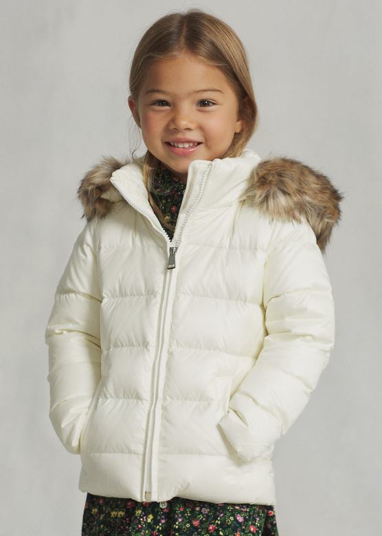 клинци Ralph Lauren водоотпорна доња јакна V2V447360 цлубхоусе цреам