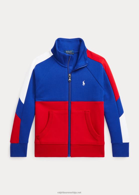 клинци Ralph Lauren двострука плетена јакна у боји V2V449781 рл2000 црвени мулти