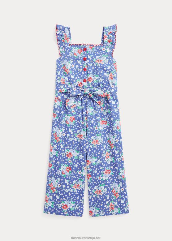 клинци Ralph Lauren цветни памучни комбинезон од поплина V2V446831 цодие флорал