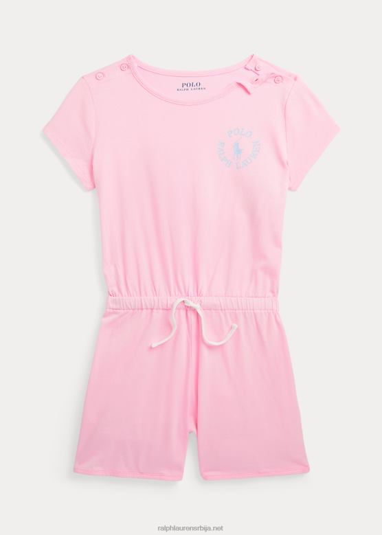 клинци Ralph Lauren биг пони лого од памучног дреса V2V447058 кармел розе