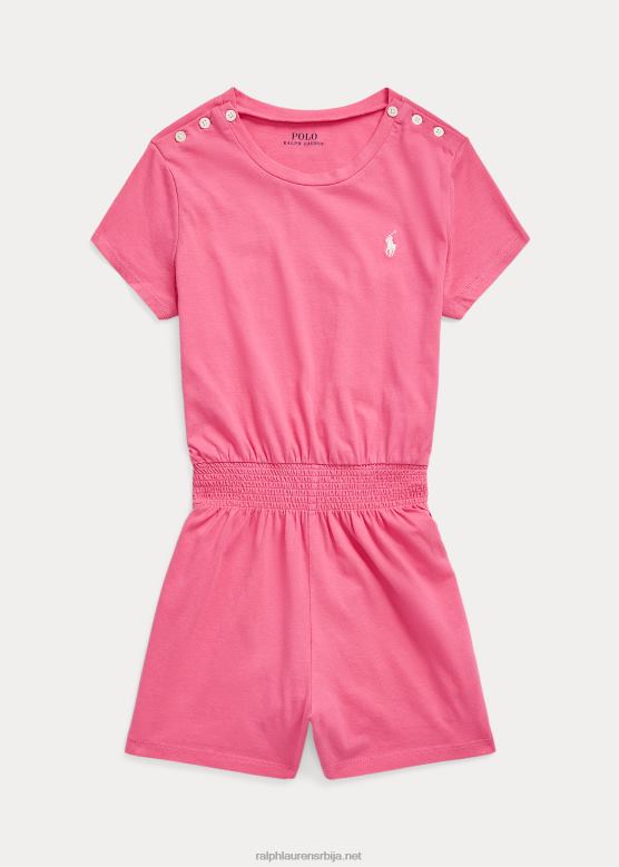 клинци Ralph Lauren комбинезон од памучног дреса V2V447563 пустињско розе