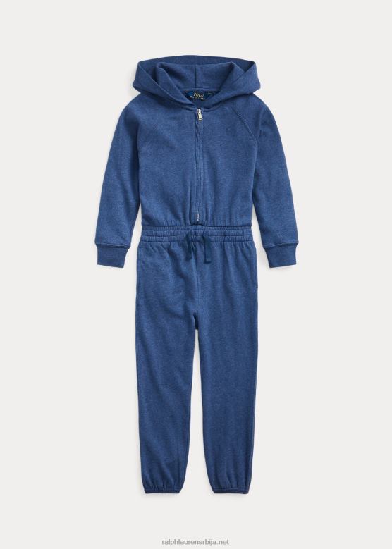 клинци Ralph Lauren спа фротир комбинезон са капуљачом V2V447605 рустикални морнарски хеатхер