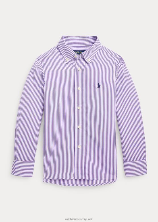 клинци Ralph Lauren регент слим фит памучна кошуља V2V445865 љубичаста мулти