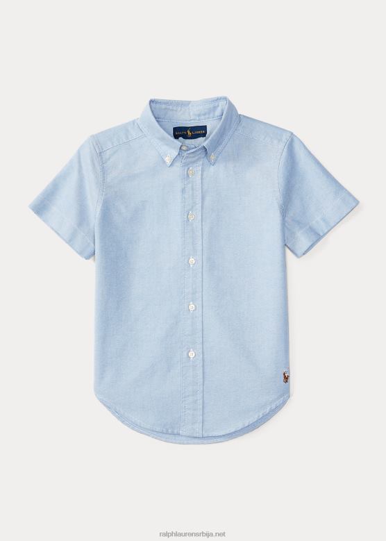 клинци Ralph Lauren блаке оксфордска униформна кошуља кратких рукава V2V445867 бср блуе