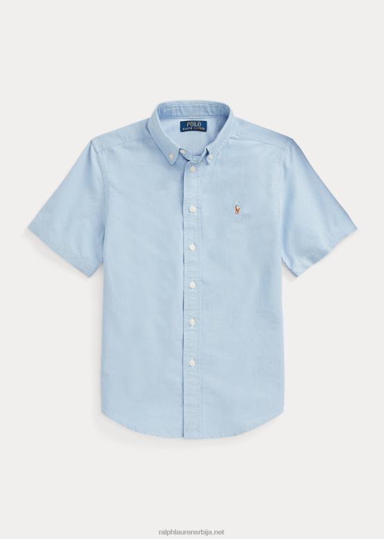 клинци Ralph Lauren памучна оксфордска кошуља кратких рукава V2V446079 бср блуе