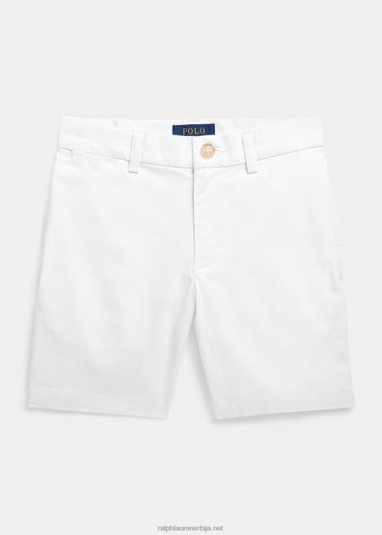 клинци Ralph Lauren равне флек абразије кепер кратке V2V445623 палуба бела