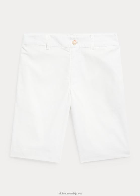 клинци Ralph Lauren равне флек абразије кепер кратке V2V445647 палуба бела