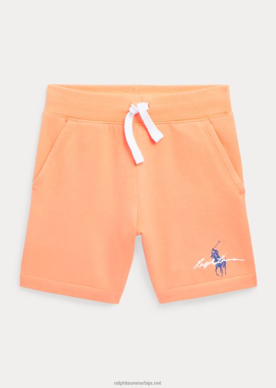 клинци Ralph Lauren велики пони лого флис кратки V2V445735 поштена наранџаста