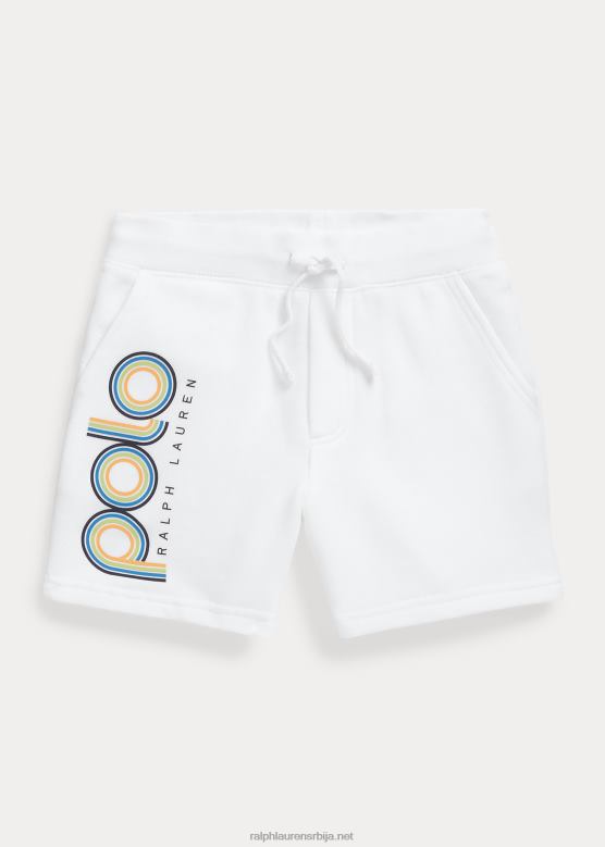 клинци Ralph Lauren лого флис кратка V2V445751 бео