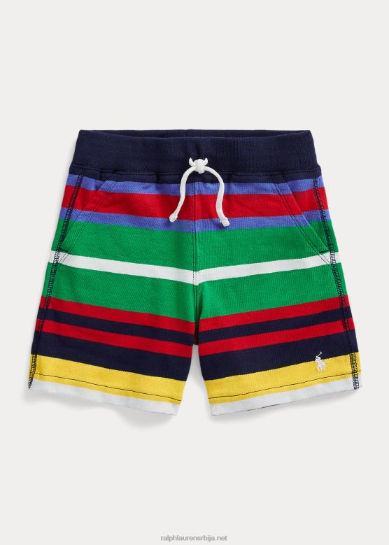 клинци Ralph Lauren кратки памучни дрес на пруге V2V445804 Невпорт Нави Мулти