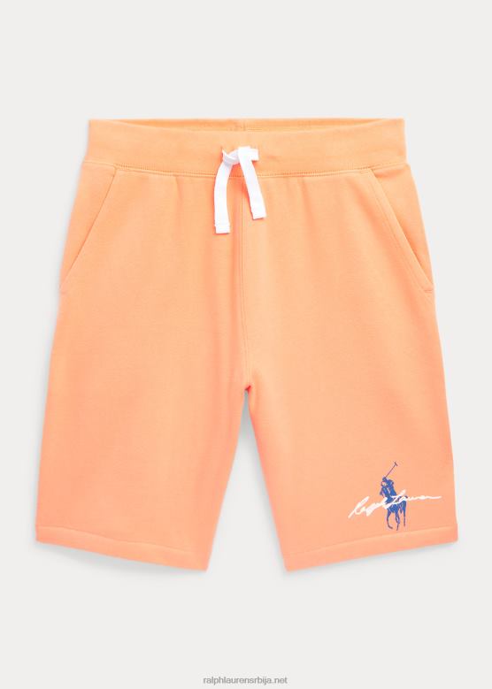 клинци Ralph Lauren велики пони лого флис кратки V2V446097 поштена наранџаста