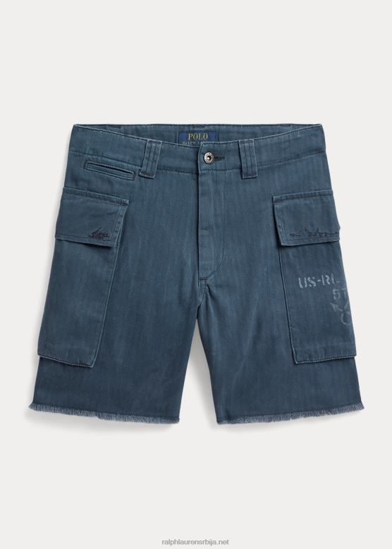 клинци Ralph Lauren рибља кост кепер кратак V2V446118 морско плаво