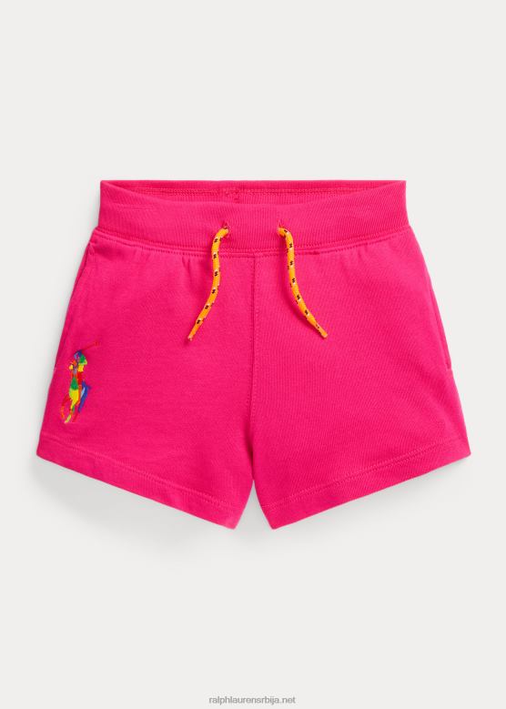 клинци Ralph Lauren велики пони спа фротир кратки V2V446857 акцент розе