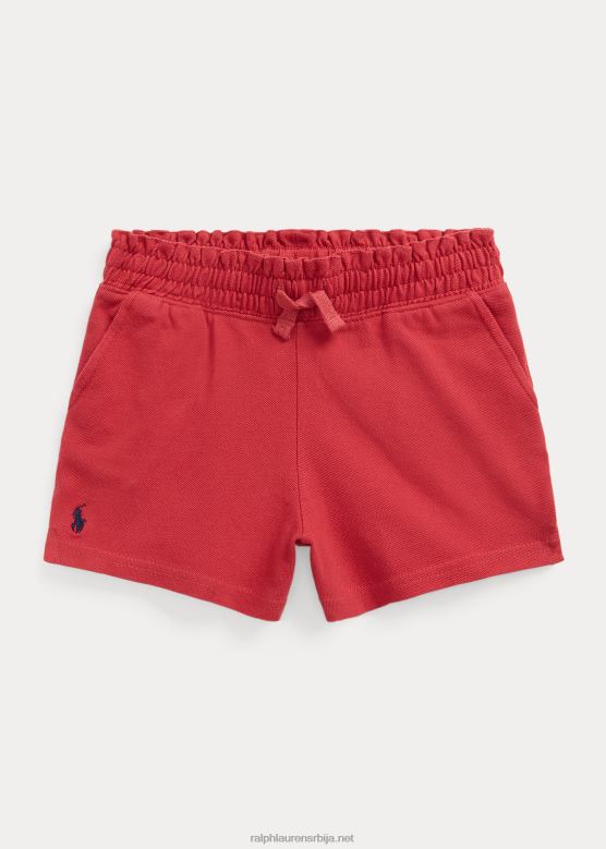 клинци Ralph Lauren наборани пике кратак V2V446889 чили паприка / ловац морнарица