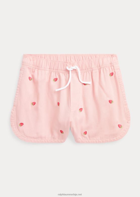 клинци Ralph Lauren јагода памук кепер кратки V2V447072 адирондацк росе