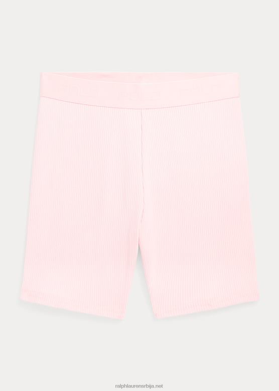 клинци Ralph Lauren ребрасти памучни бициклистички кратки V2V447506 багрем розе