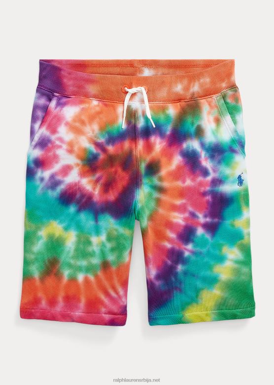 клинци Ralph Lauren тие-дие француски памук фротир кратка V2V449820 боја за дугу кравату