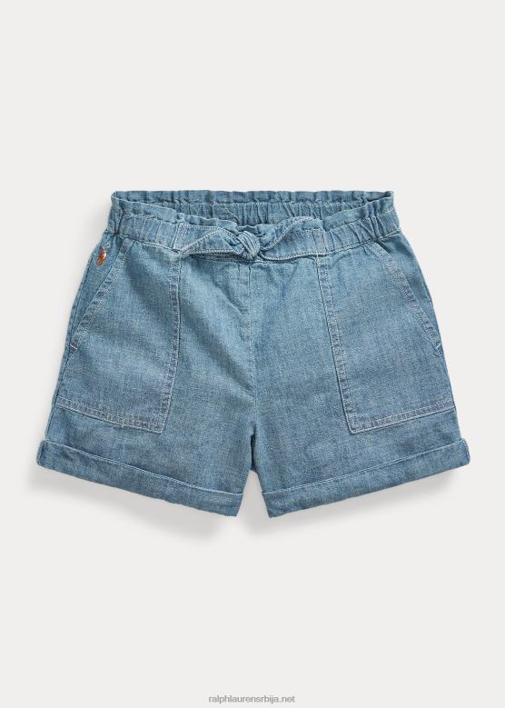 клинци Ralph Lauren памук шамбре камп кратко V2V449938 индиго