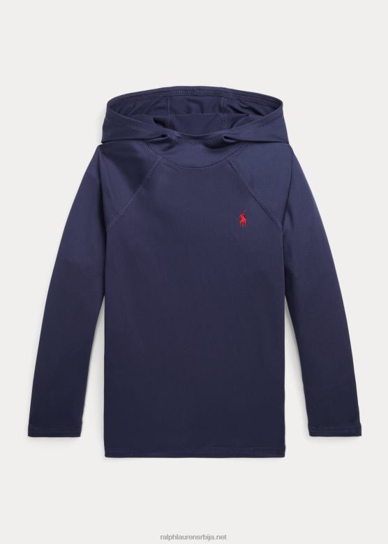 клинци Ralph Lauren перформансе дрес с капуљачом штитник за осип V2V445859 префињена морнарица