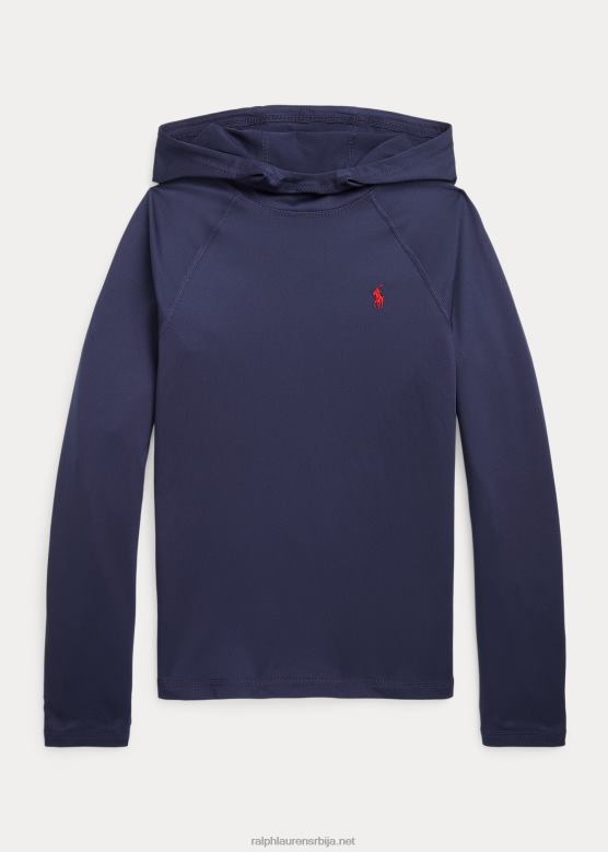 клинци Ralph Lauren перформансе дрес с капуљачом штитник за осип V2V446238 префињена морнарица