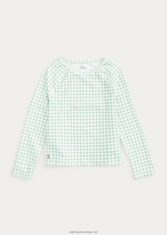 клинци Ralph Lauren гингхам осип гуард V2V446865 избледела мента