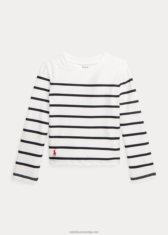 клинци Ralph Lauren пругасти штитник од осипа V2V447339 прање палубе бела/плава