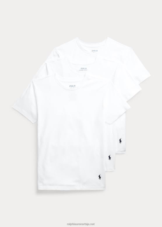 клинци Ralph Lauren пузасти изрез од чврстог памука 3 ком V2V449897 бео