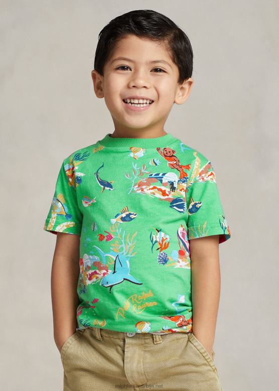 клинци Ralph Lauren мајица од памучног дреса поло медведа V2V445654 беарваииан цлассиц Келли