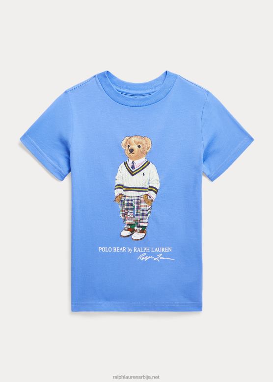 клинци Ralph Lauren мајица од памучног дреса поло медведа V2V445772 лучко острво плаво