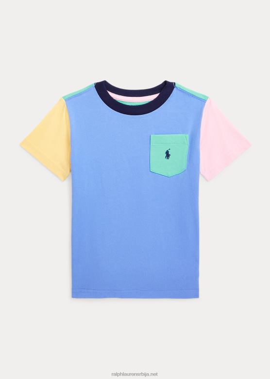 клинци Ralph Lauren памучна мајица са џеповима у боји V2V445782 лучко острво плаво мулти