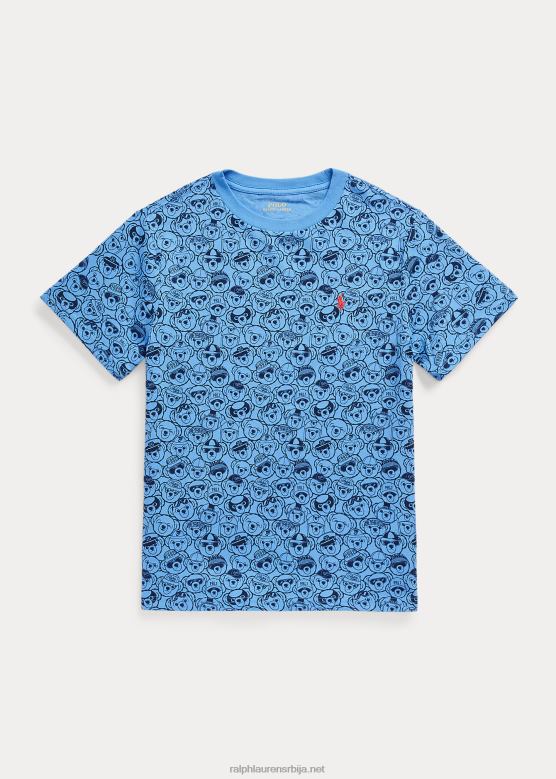 клинци Ralph Lauren мајица од памучног дреса поло медведа V2V445996 лучко острво плаво/морнарско