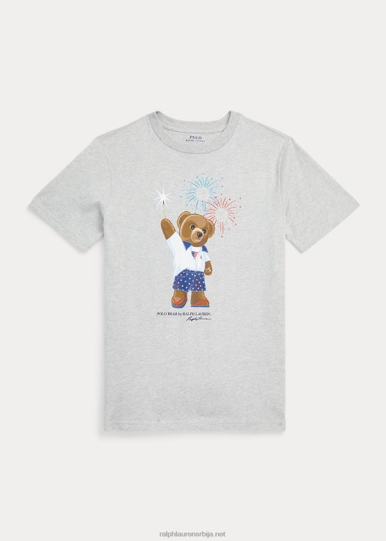 клинци Ralph Lauren мајица од памучног дреса поло медведа V2V446261 и преко вријеска