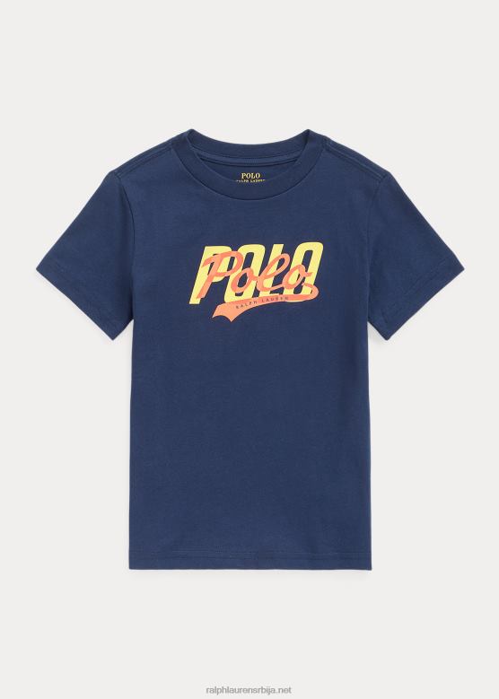 клинци Ralph Lauren мајица од памучног дреса са логотипом V2V446509 крстарење морнарице