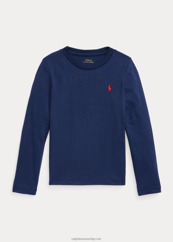 клинци Ralph Lauren мајица дугих рукава од памучног дреса V2V446895 невпорт морнарица