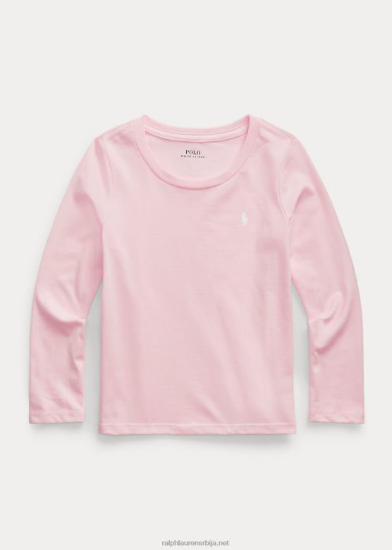 клинци Ralph Lauren мајица дугих рукава од памучног дреса V2V446896 наговештај розе