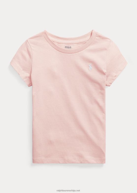 клинци Ralph Lauren мајица од памучног дреса V2V446906 наговештај розе