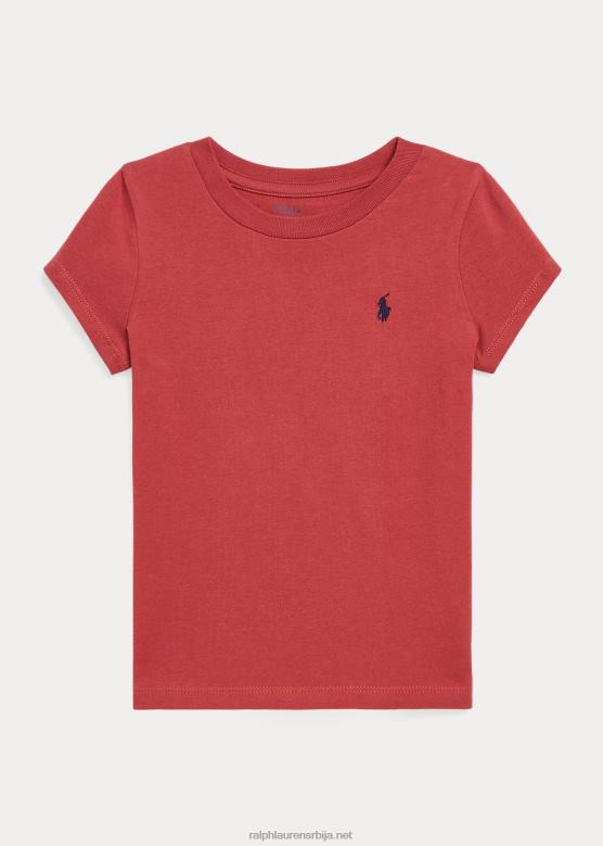 клинци Ralph Lauren мајица од памучног дреса V2V446912 љута паприка црвена