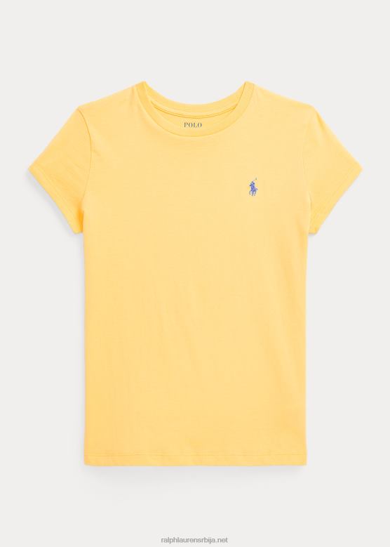 клинци Ralph Lauren мајица од памучног дреса V2V447226 кукурузно жуто