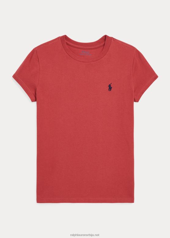 клинци Ralph Lauren мајица од памучног дреса V2V447229 љута паприка црвена